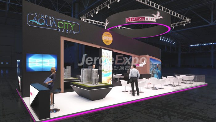 128㎡國外優秀展廳設計案例