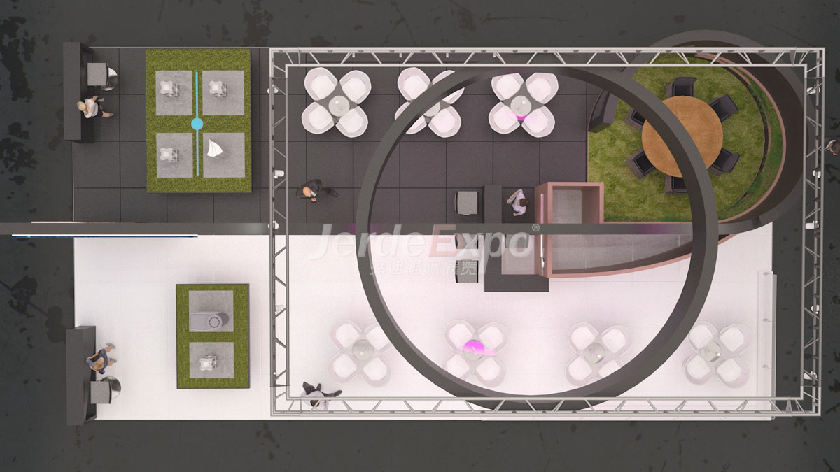 128㎡國外優秀展廳設計案例