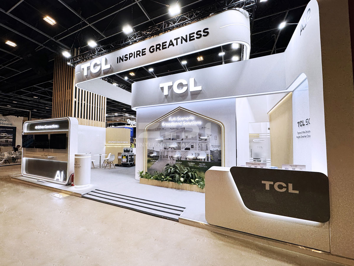 法國(guó)巴黎寬帶展臺(tái)制作